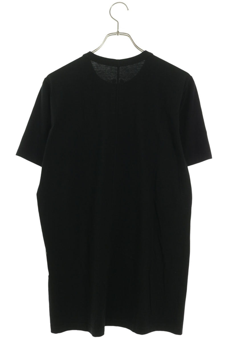 Rick Owens 19AW Legaspi Patch T-Shirt Black Cotton Size XS