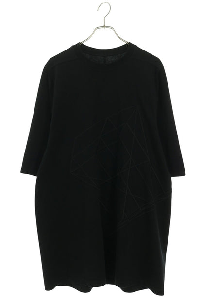 Rick Owens 19SS Embroidered Oversized T-Shirt Black Size M