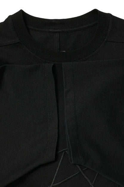 Rick Owens 19SS Embroidered Oversized T-Shirt Black Size M