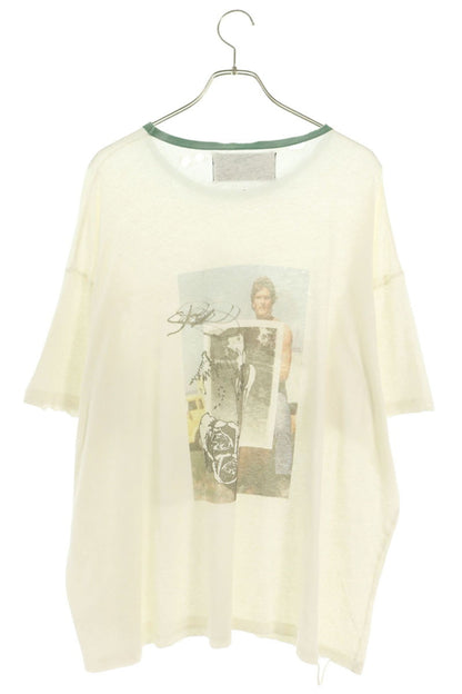 Paly Hollywood Back To Life Print T-Shirt White Size XL