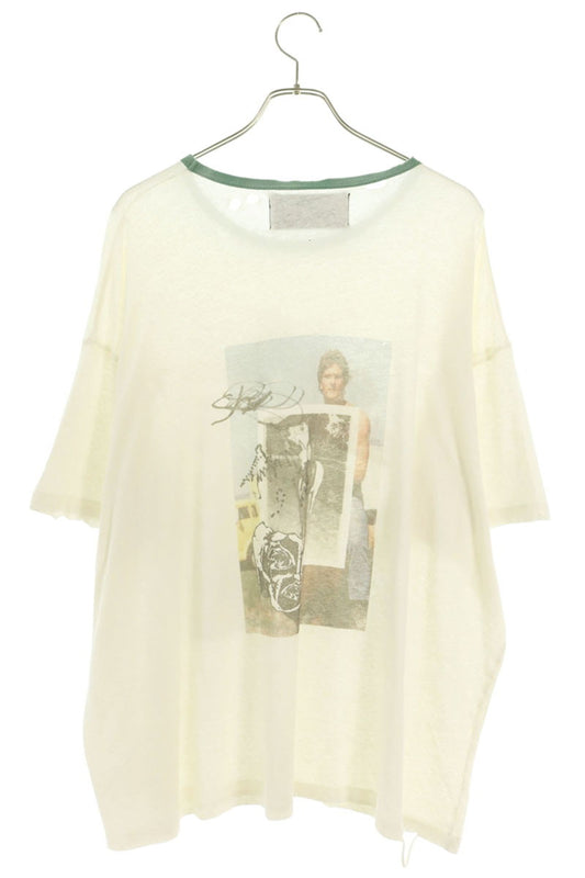 Paly Hollywood Back To Life Print T-Shirt White Size XL