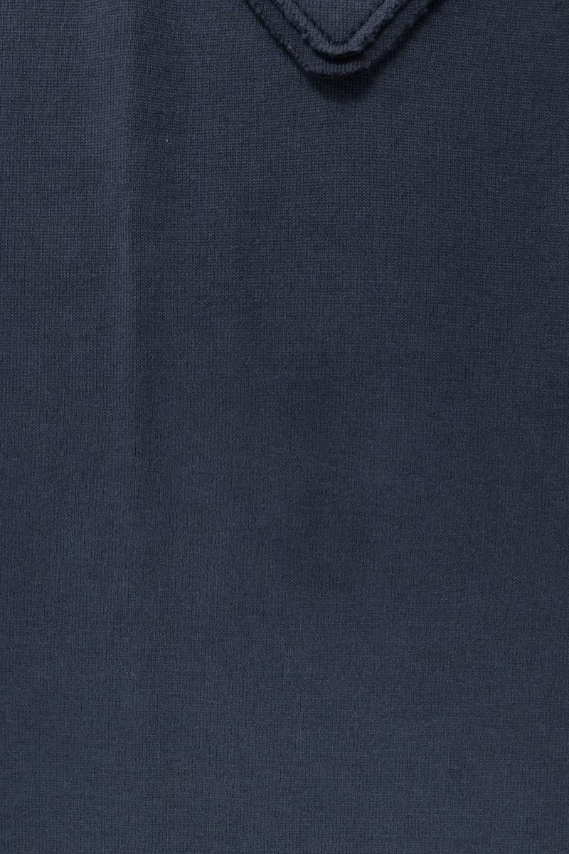 PRADA Front Triangle Logo Patch T-Shirt Navy Size XXXL
