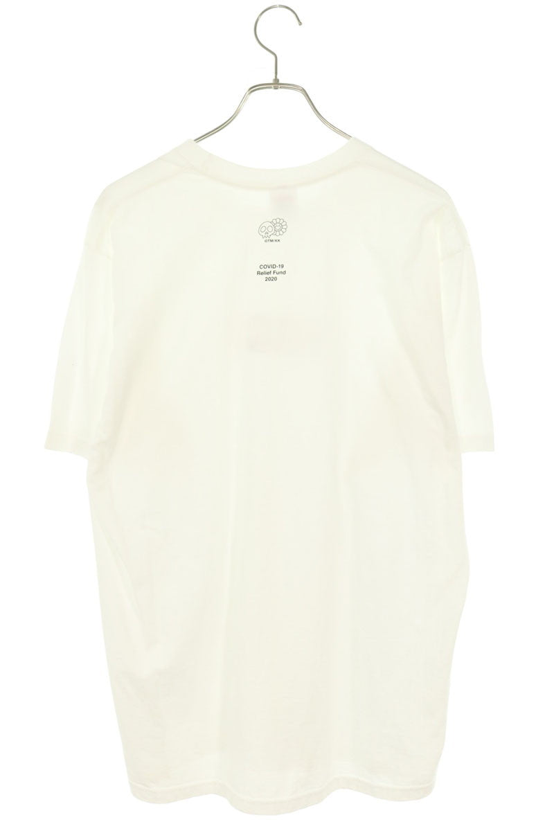 SUPREME x Murakami COVID-19 Relief Box T-Shirt White Size L