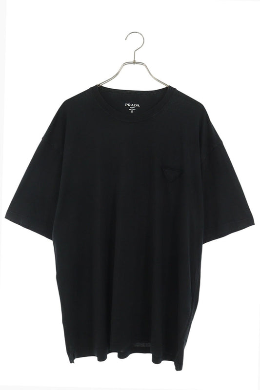 PRADA Front Triangle Logo Patch T-Shirt UJN852 Size XXXL