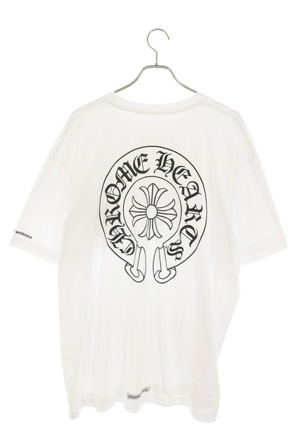 Chrome Hearts Back Horseshoe T-Shirt White/Black Size XXL
