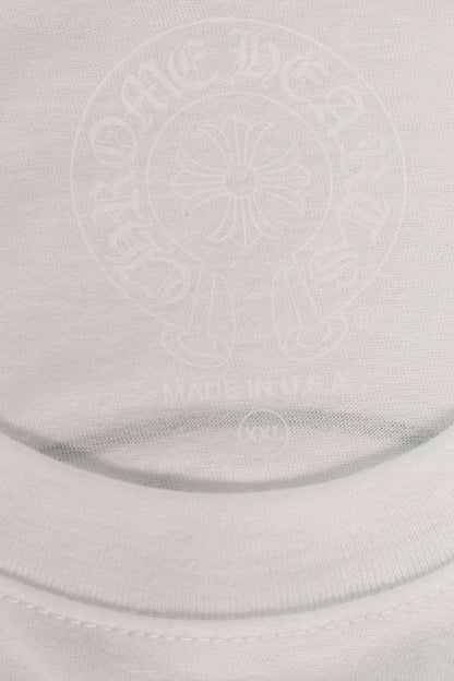 Chrome Hearts Back Horseshoe T-Shirt White/Black Size XXL