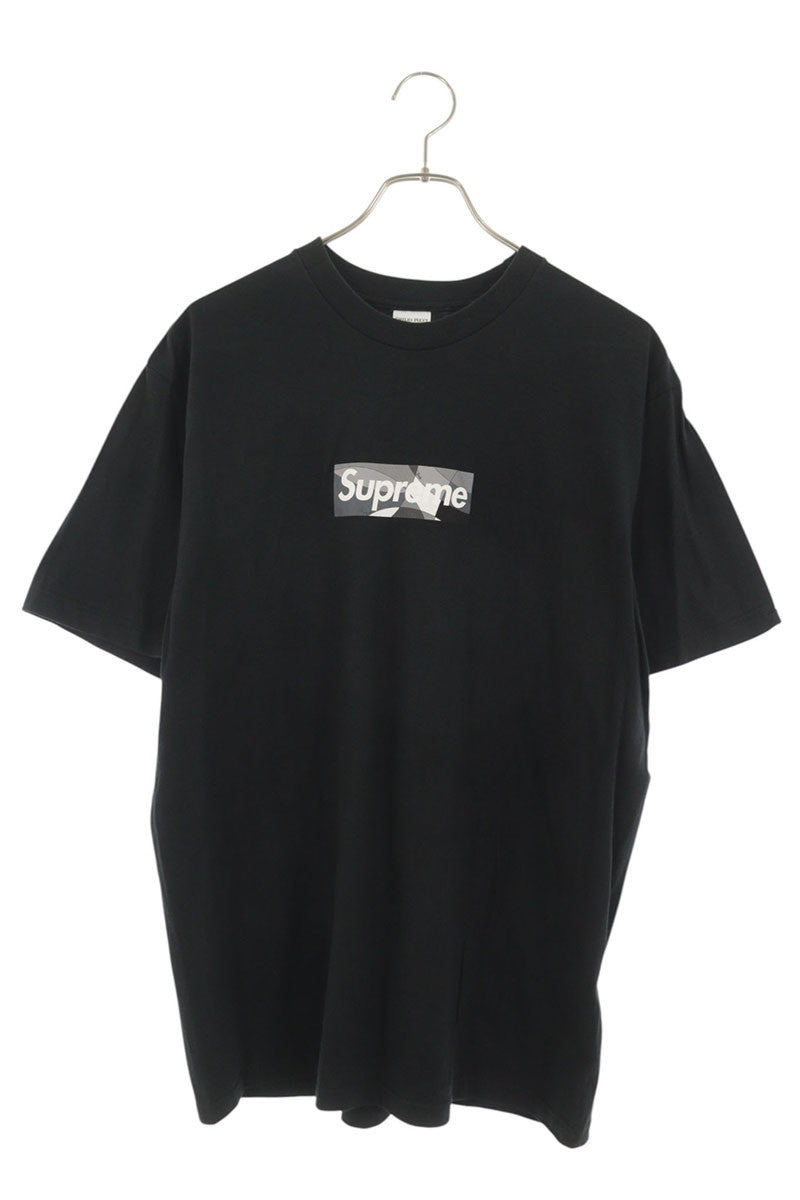 SUPREME Emilio Pucci Box Logo T-Shirt Black/Grey Size M