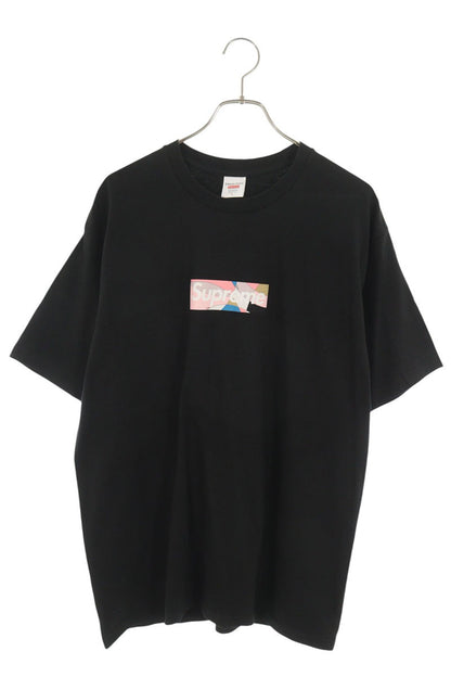 SUPREME Emilio Pucci Box Logo T-Shirt Black/Pink Size L