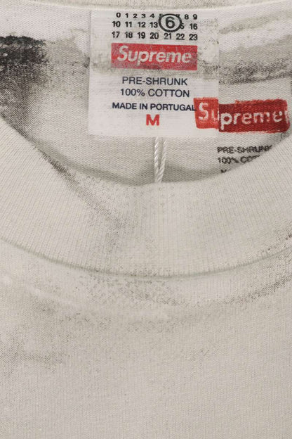 MM6 x Supreme Transfer Print Box Logo T-Shirt White Size M