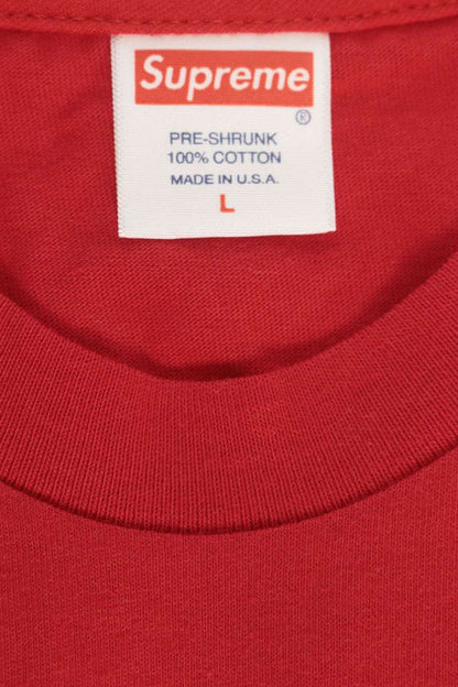 SUPREME Cross Box Logo T-Shirt Red Size L