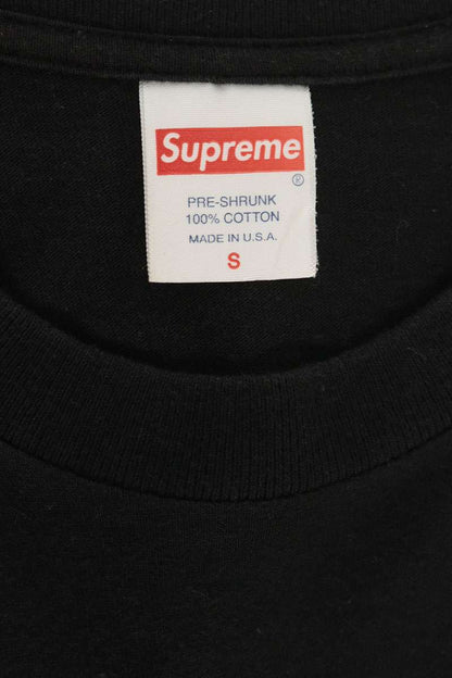 SUPREME Swarovski Box Logo T-Shirt Black Size S