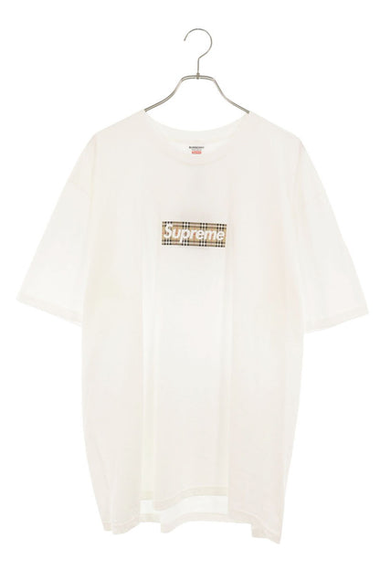 SUPREME x Burberry Box Logo T-Shirt White Size XL