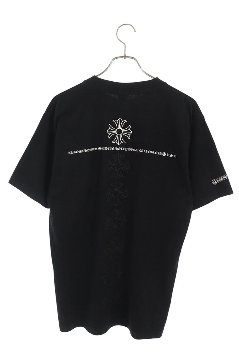 Chrome Hearts CH Plus Back Print T-Shirt Black Size M