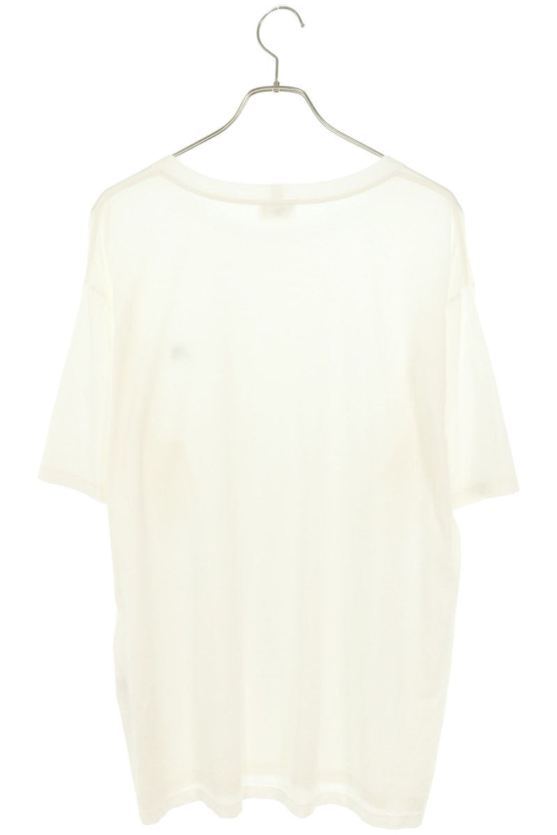 CELINE Triomphe Embroidered T-Shirt White Size L