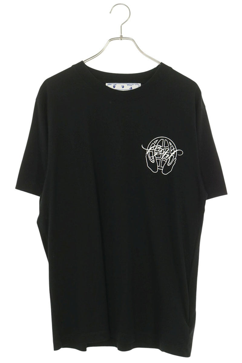 OFF-WHITE SS23 Logo Print T-Shirt Black Size L