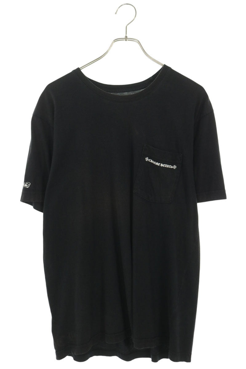 Chrome Hearts Cemetery Tire Track T-Shirt Black Size L