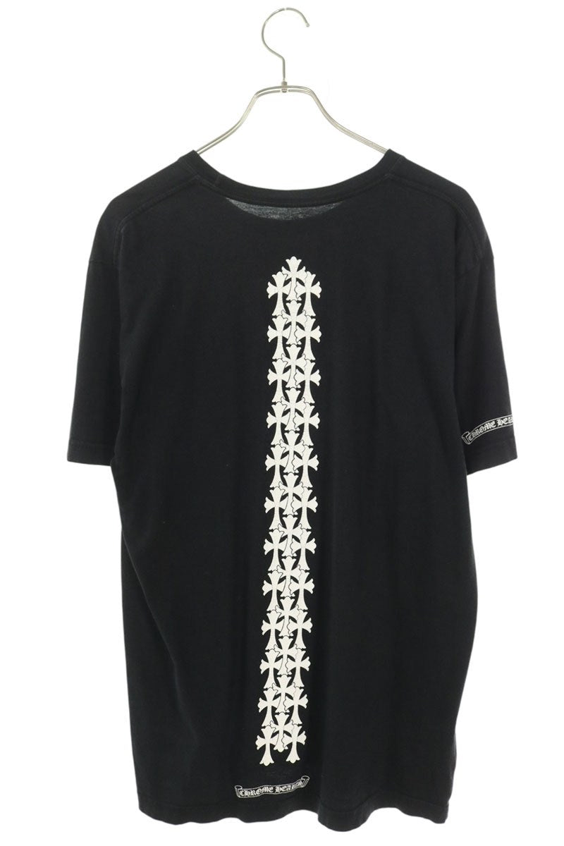 Chrome Hearts Cemetery Tire Track T-Shirt Black Size L