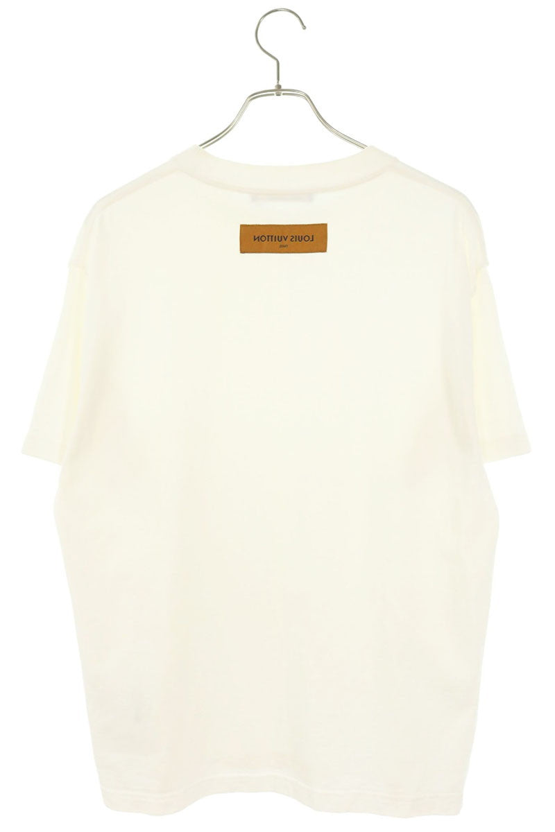 LOUISVUITTON 19SS Inside-Out Crewneck T-Shirt White Size S