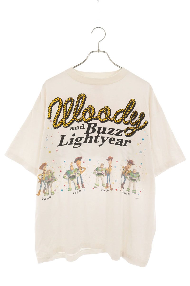 SAINT MICHAEL 26AW Character Logo Print T-Shirt White Size L