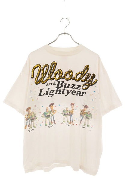 SAINT MICHAEL 26AW Character Logo Print T-Shirt White Size L