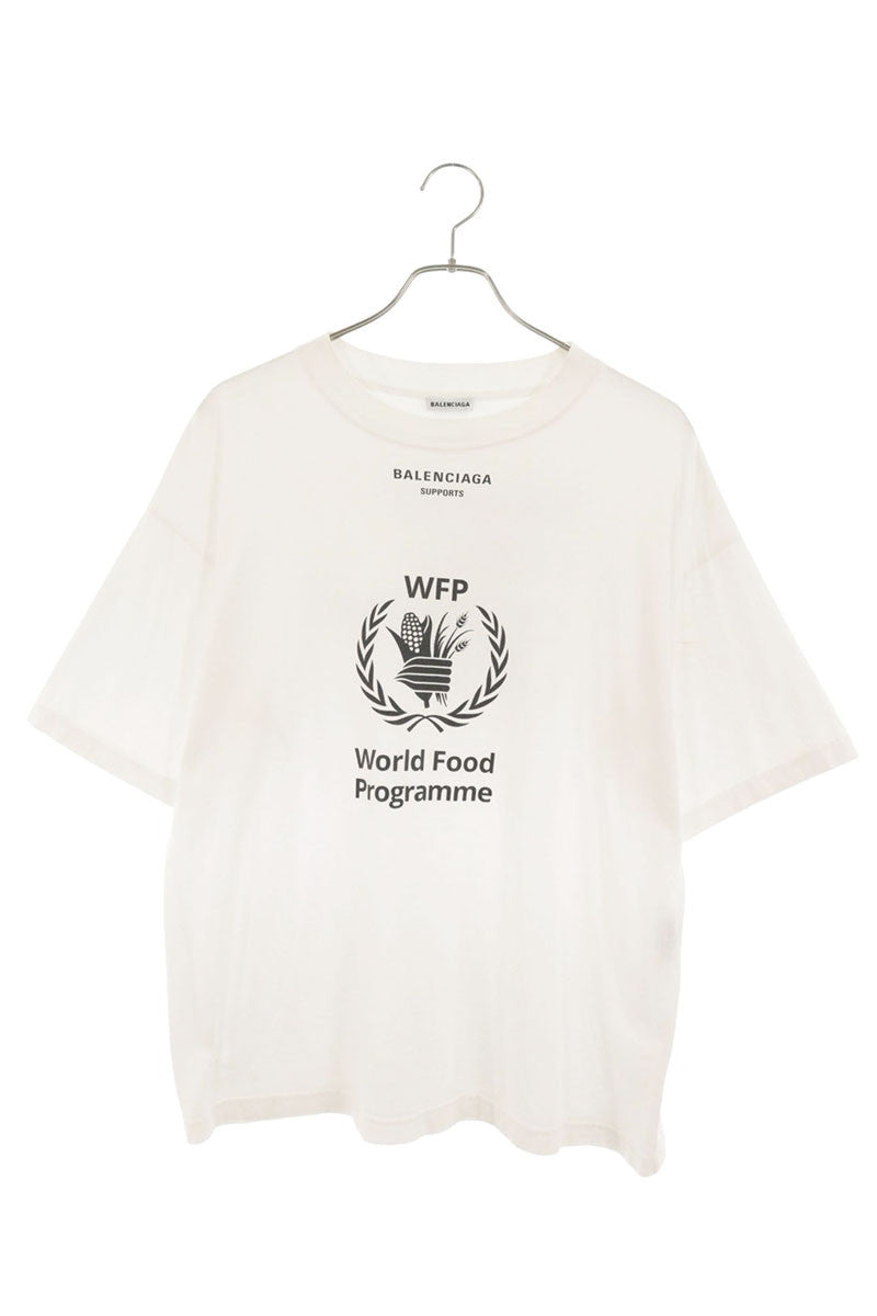 BALENCIAGA WFP Logo T-Shirt White Size M