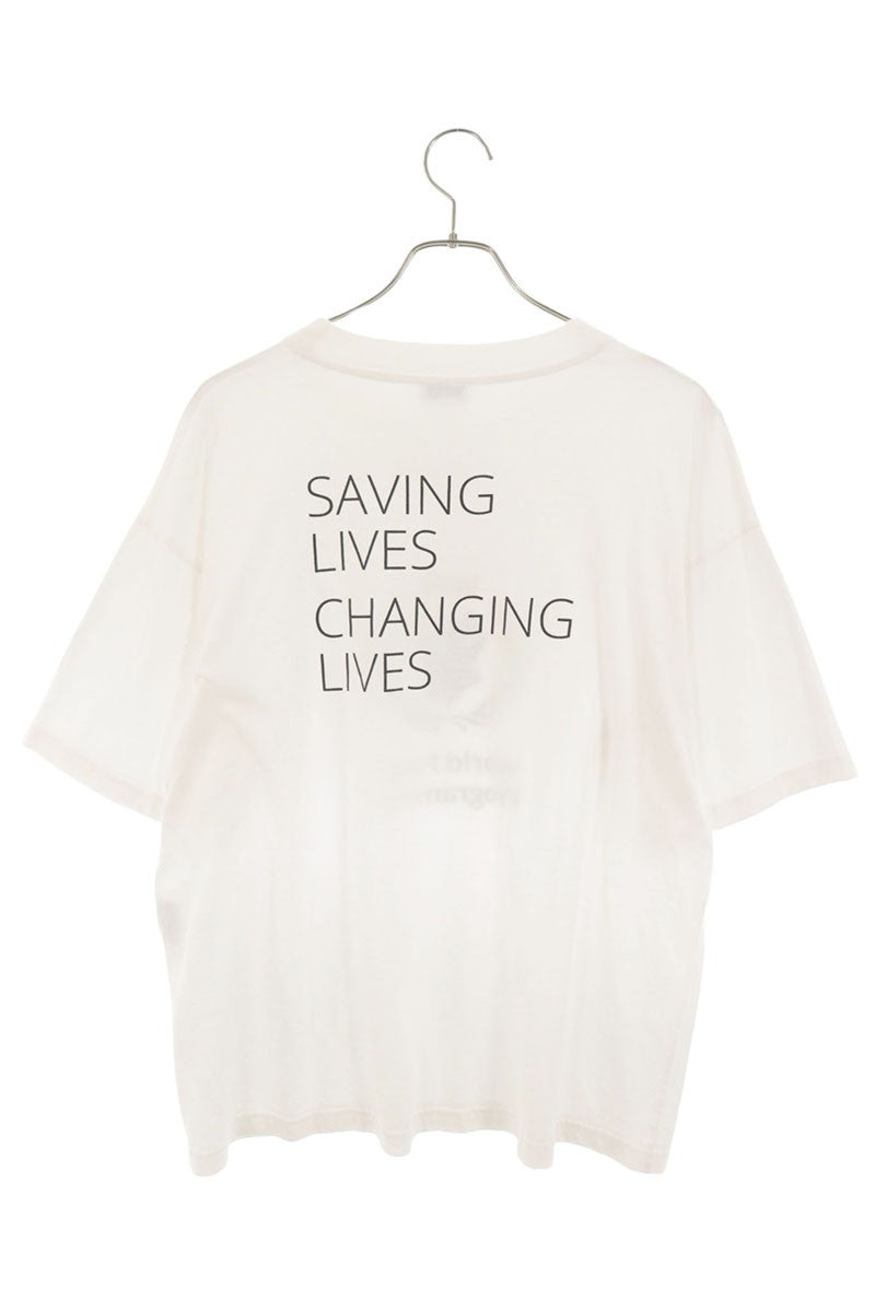 BALENCIAGA WFP Logo T-Shirt White Size M