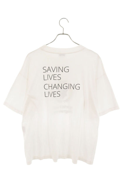BALENCIAGA WFP Logo T-Shirt White Size M