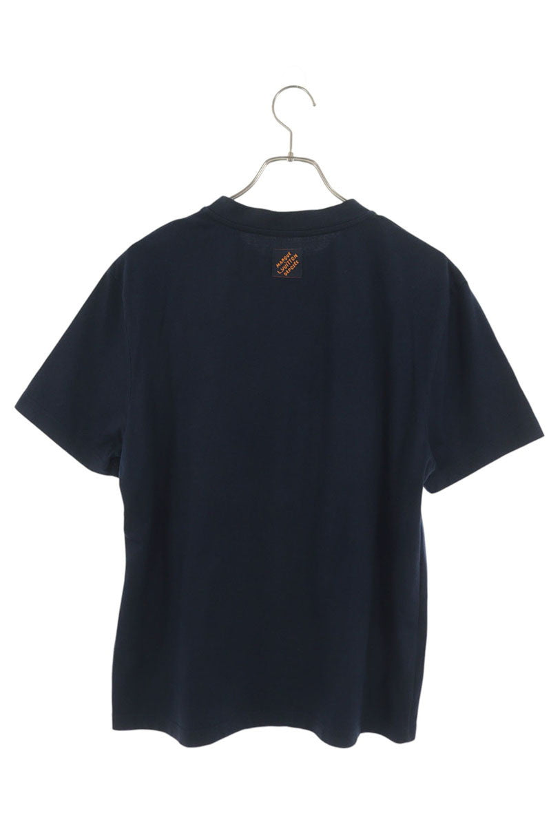 LOUISVUITTON 25AW Embroidered T-Shirt Navy Size M