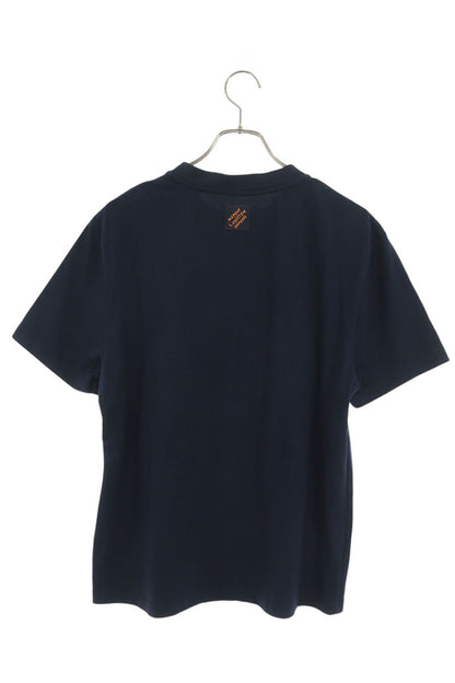 LOUISVUITTON 25AW Embroidered T-Shirt Navy Size M
