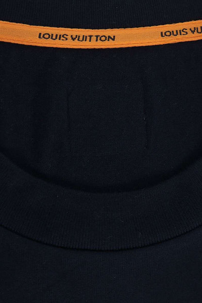 LOUISVUITTON 25AW Embroidered T-Shirt Navy Size M