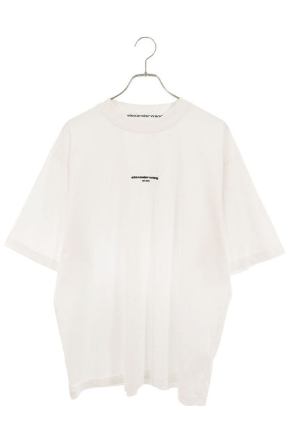 ALEXANDER WANG Rubber Logo T-Shirt White Size M
