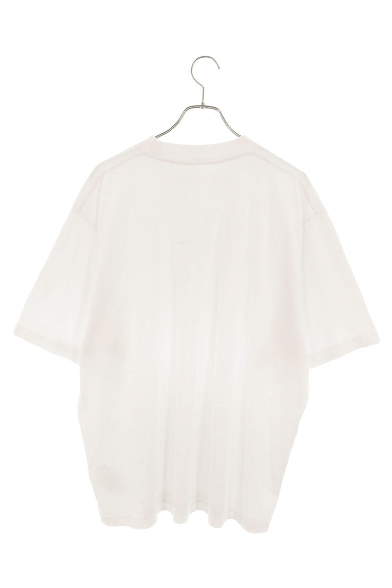 ALEXANDER WANG Rubber Logo T-Shirt White Size M