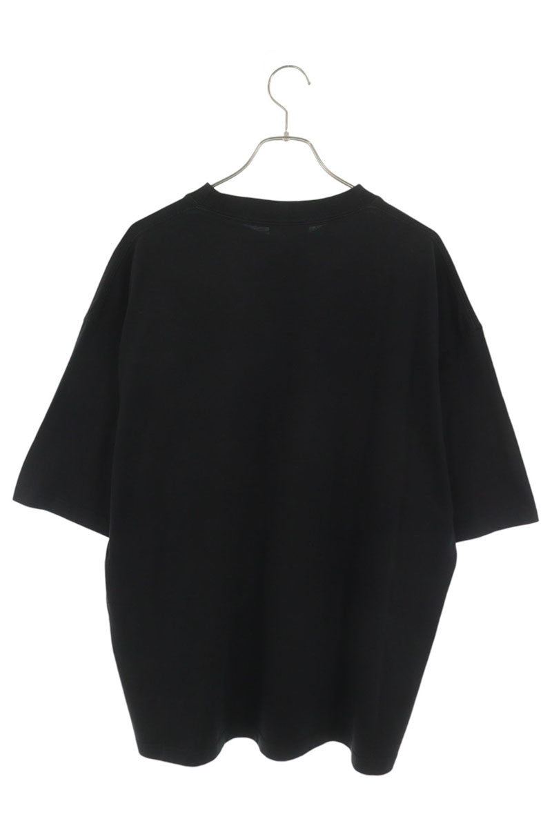 BALENCIAGA College Logo T-Shirt Black Size L