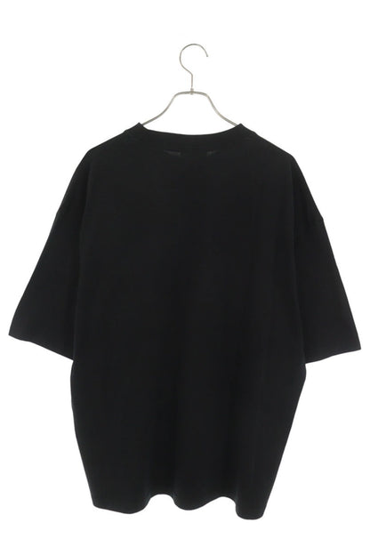 BALENCIAGA College Logo T-Shirt Black Size L