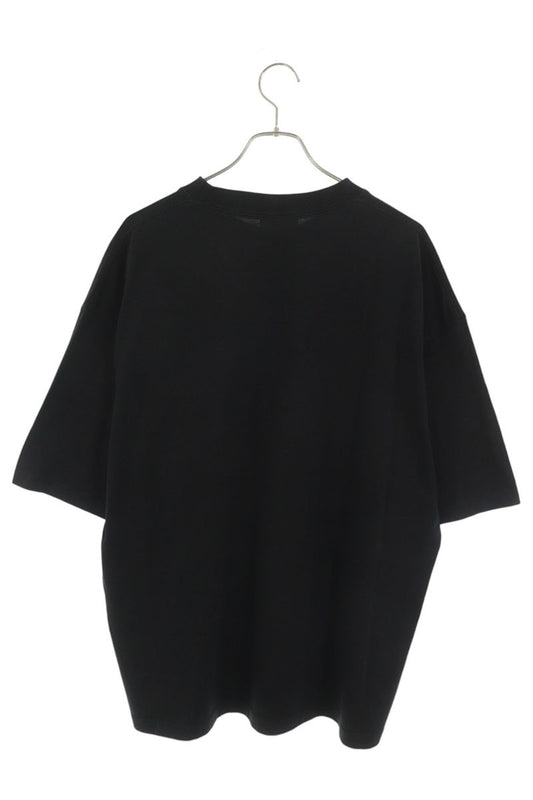 BALENCIAGA College Logo T-Shirt Black Size L
