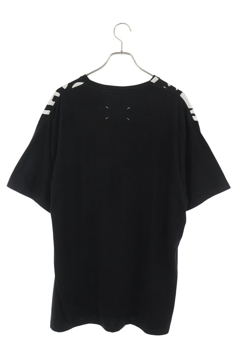 Maison Margiela 21SS Oversized Print T-Shirt Black Size L