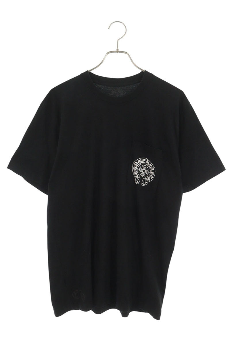 Chrome Hearts Malibu Horseshoe Print T-Shirt Black Size L