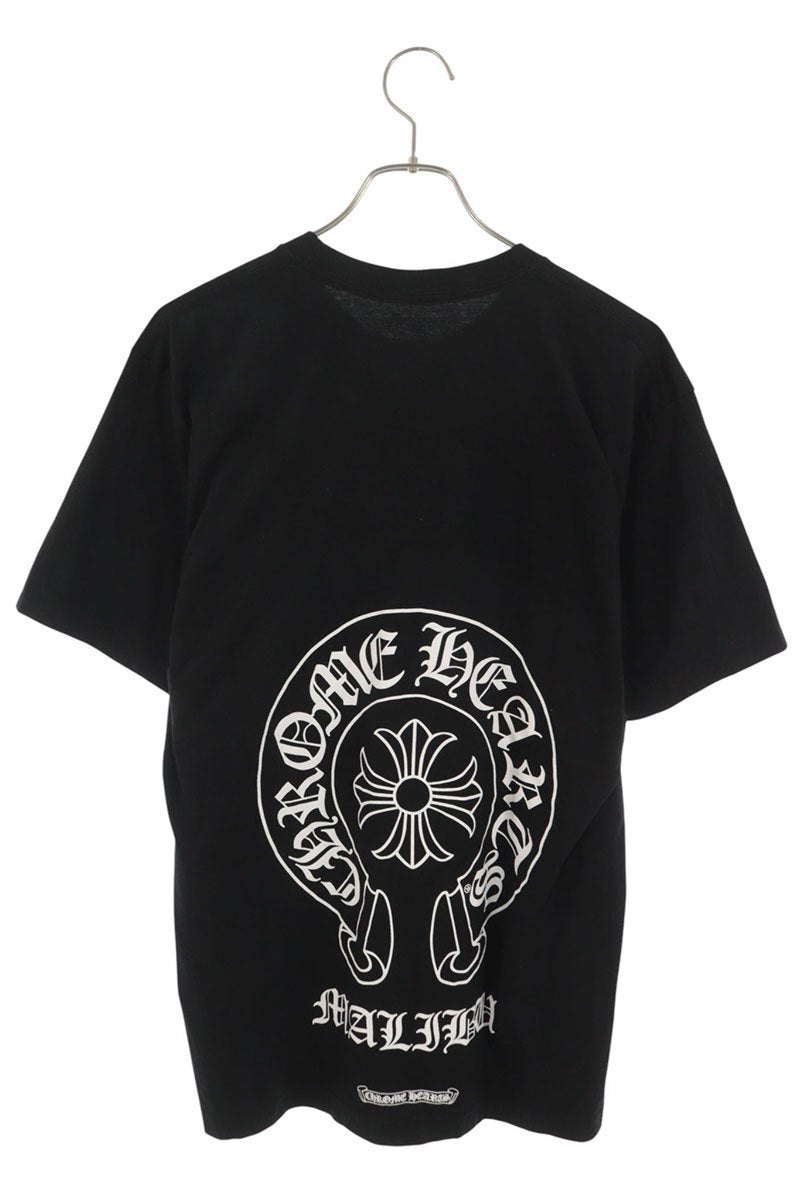 Chrome Hearts Malibu Horseshoe Print T-Shirt Black Size L