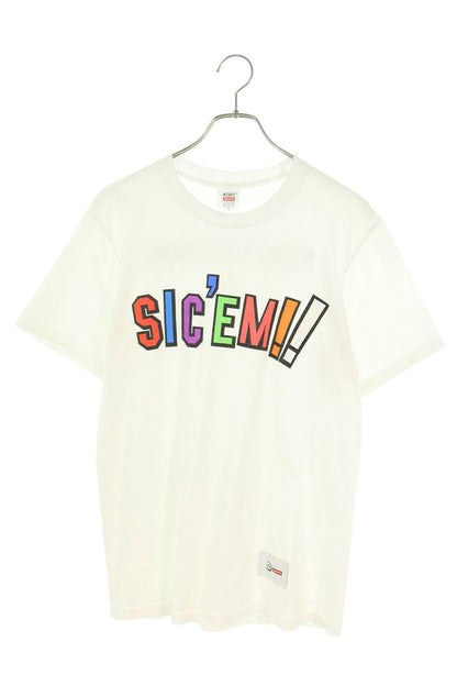 SUPREME x WTAPS Sic'em! Logo Print T-Shirt Size S