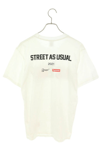 SUPREME x WTAPS Sic'em! Logo Print T-Shirt Size S