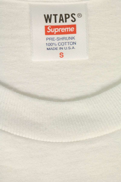 SUPREME x WTAPS Sic'em! Logo Print T-Shirt Size S