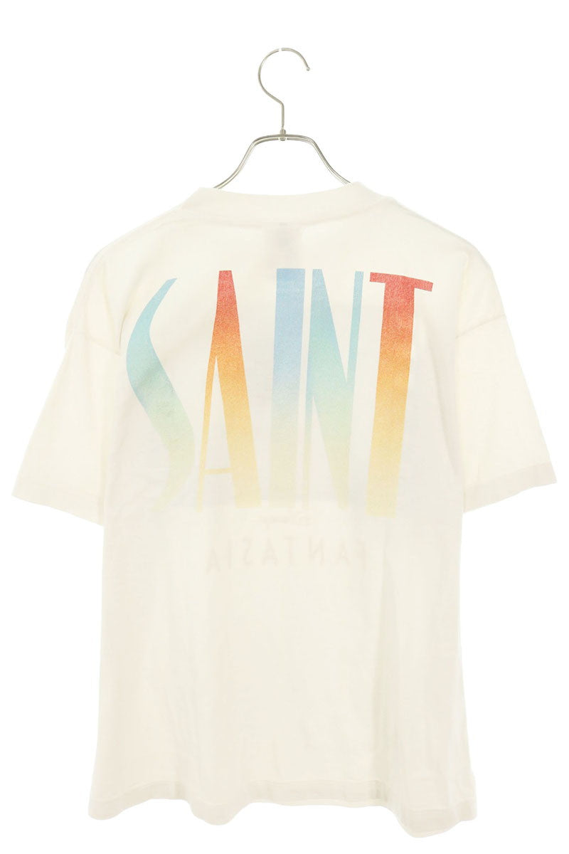 SAINT MICHAEL 26AW Character Print T-Shirt White Size S
