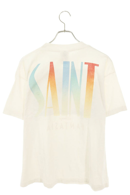 SAINT MICHAEL 26AW Character Print T-Shirt White Size S