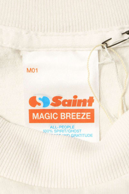 SAINT MICHAEL 26AW Character Print T-Shirt White Size S