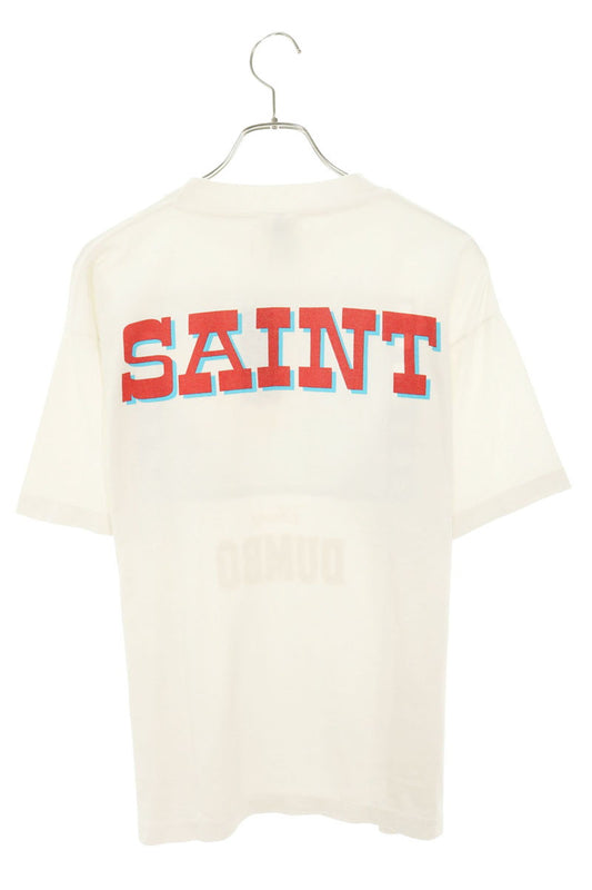 SAINT MICHAEL 26AW Character Print T-Shirt White Size S