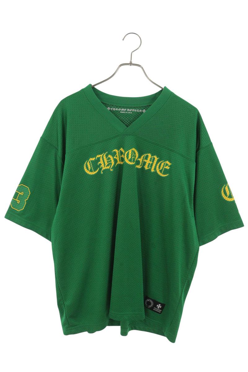 Chrome Hearts MESH WARM UP JERSEY Mesh T-Shirt Green Size L