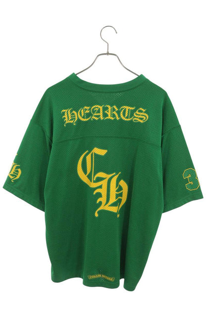 Chrome Hearts MESH WARM UP JERSEY Mesh T-Shirt Green Size L