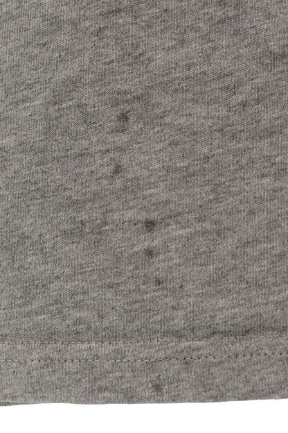 AMI Heart A Embossed Logo Crewneck T-Shirt Gray Size XS