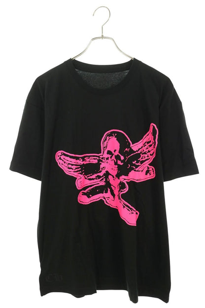 Chrome Hearts CH T-SHRT 3 Front T-Shirt Black/Pink Size XL