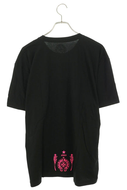 Chrome Hearts CH T-SHRT 3 Front T-Shirt Black/Pink Size XL